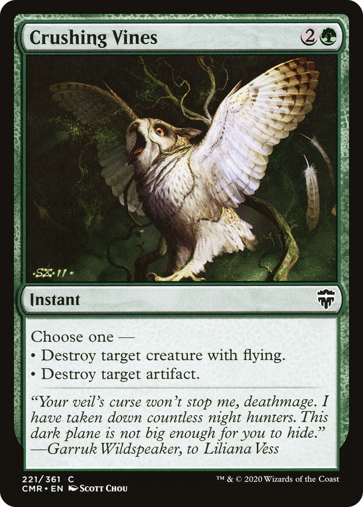Crushing Vines [Commander Legends] Foil