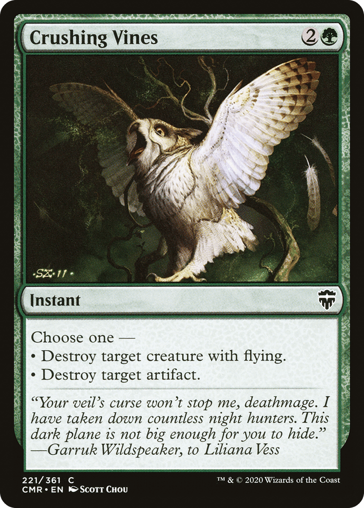 Crushing Vines [Commander Legends] Foil
