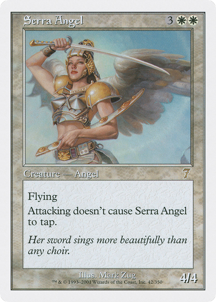 Serra Angel [Seventh Edition] Foil