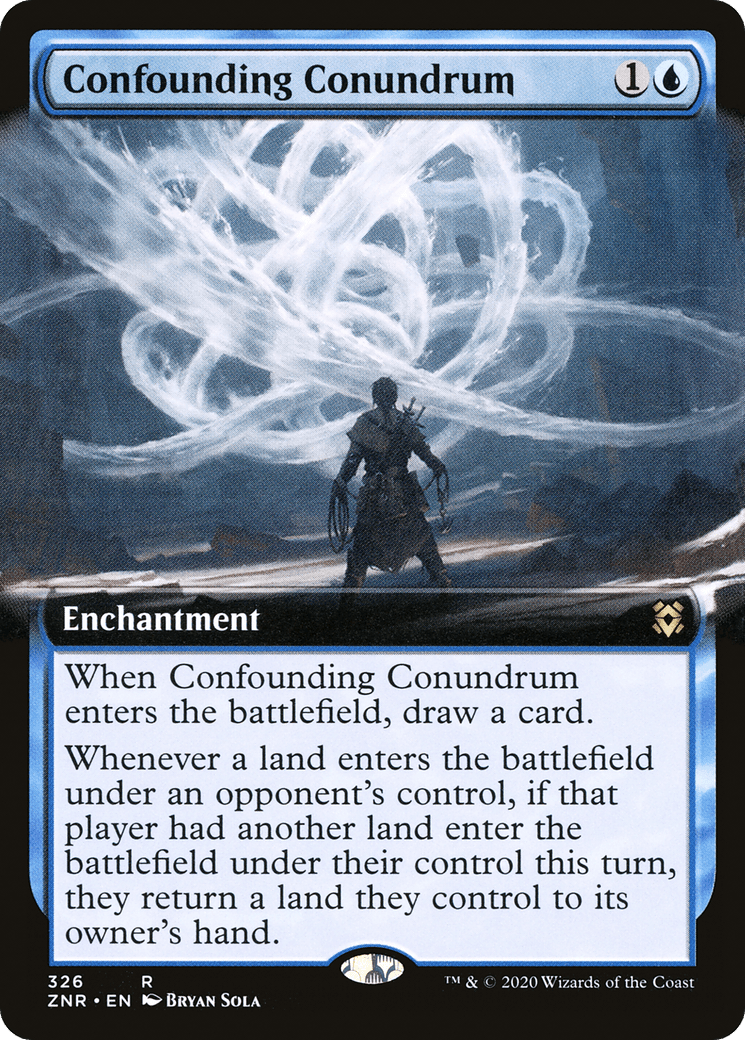 Confounding Conundrum (Extended Art) [Zendikar Rising] Foil