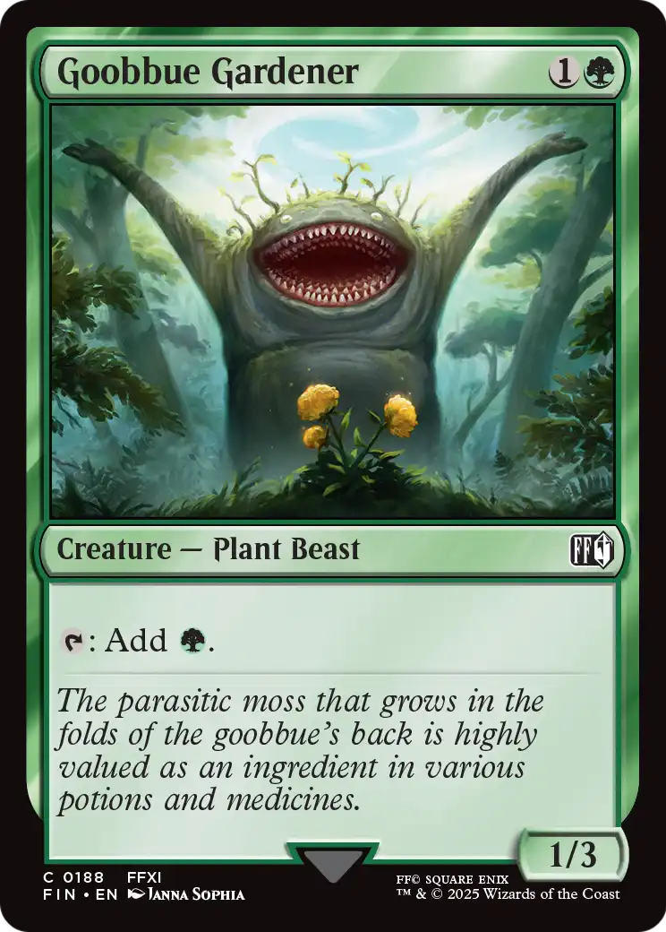 Goobbue Gardener (188) [FINAL FANTASY]  Foil