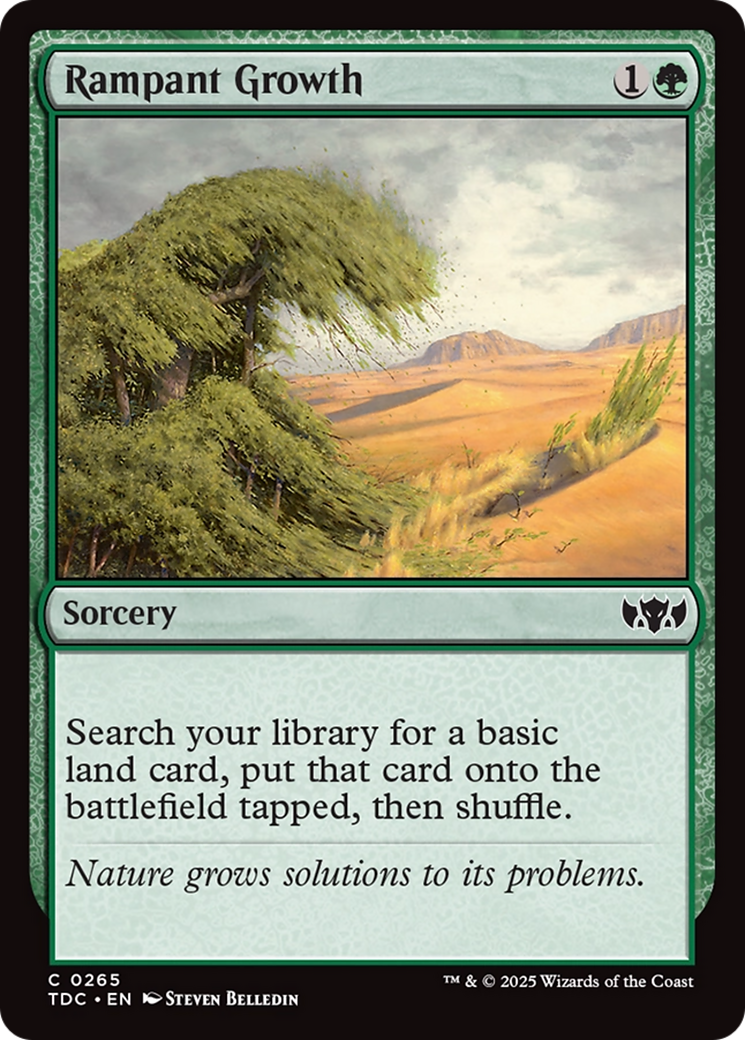 Rampant Growth (265) [Commander: Tarkir: Dragonstorm]