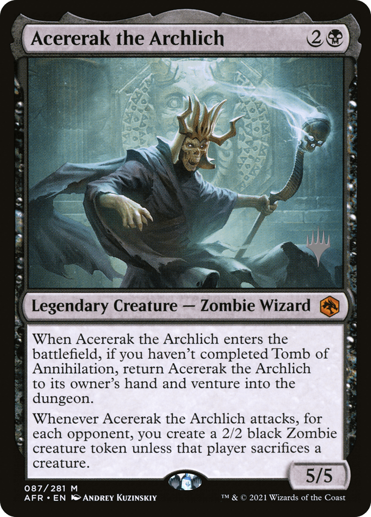 Acererak the Archlich (Promo Pack) [Dungeons & Dragons: Adventures in the Forgotten Realms Promos] Foil