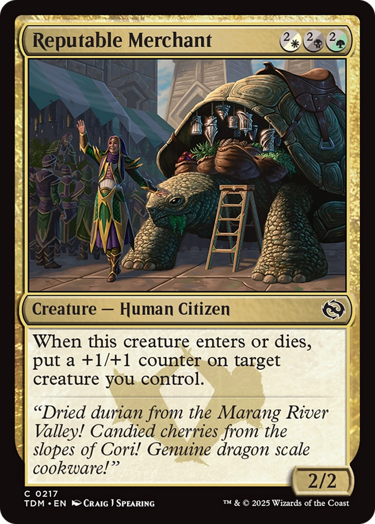 Reputable Merchant (217) [Tarkir: Dragonstorm]  Foil