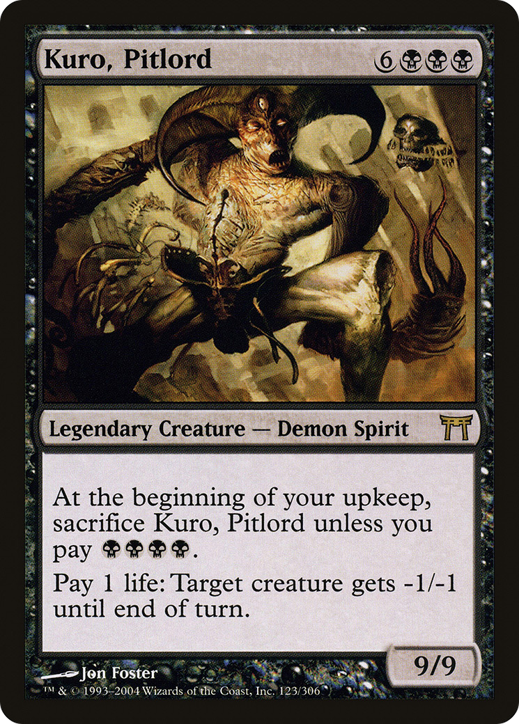 Kuro, Pitlord [Champions of Kamigawa] Foil