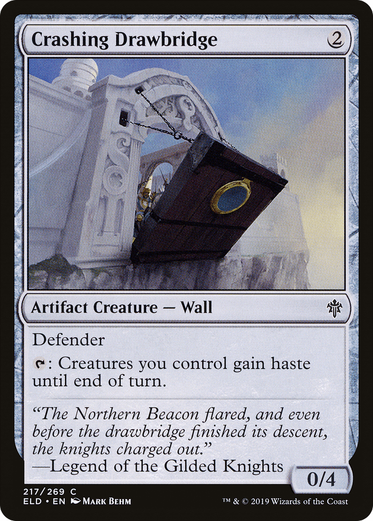 Crashing Drawbridge [Throne of Eldraine] Foil