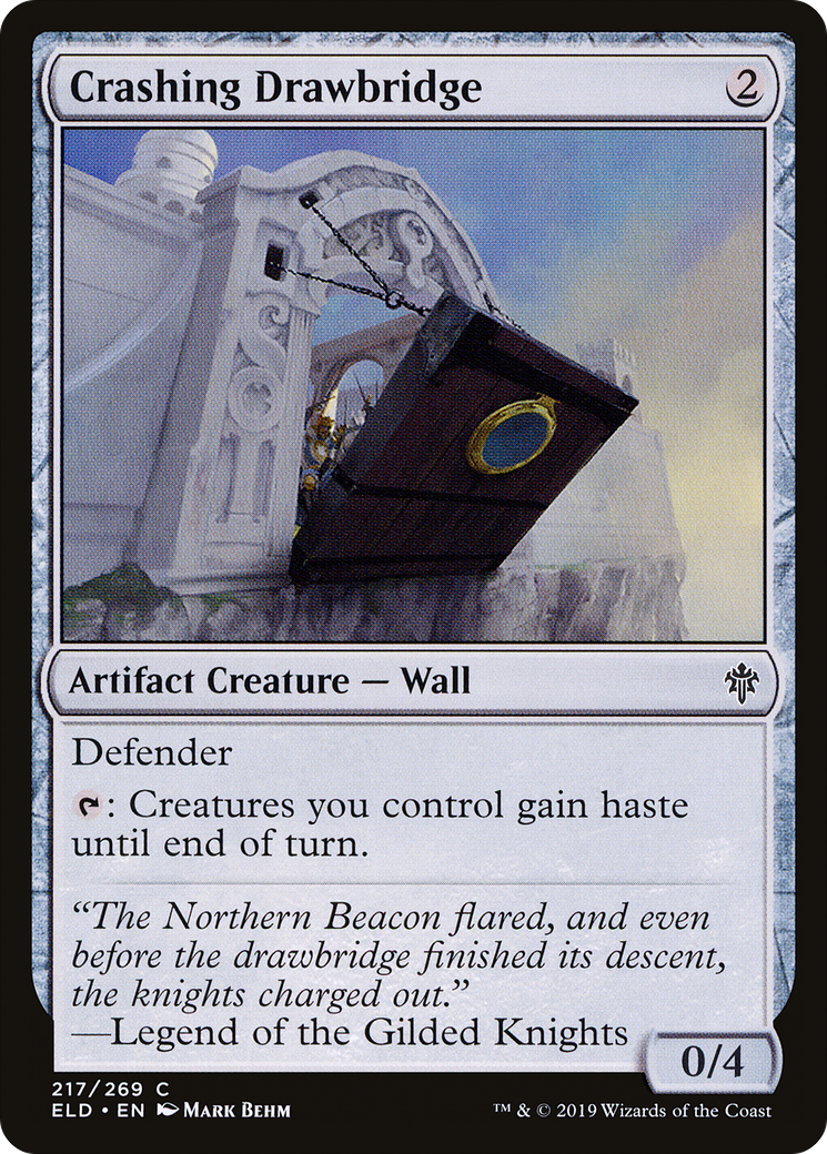 Crashing Drawbridge [Throne of Eldraine] Foil