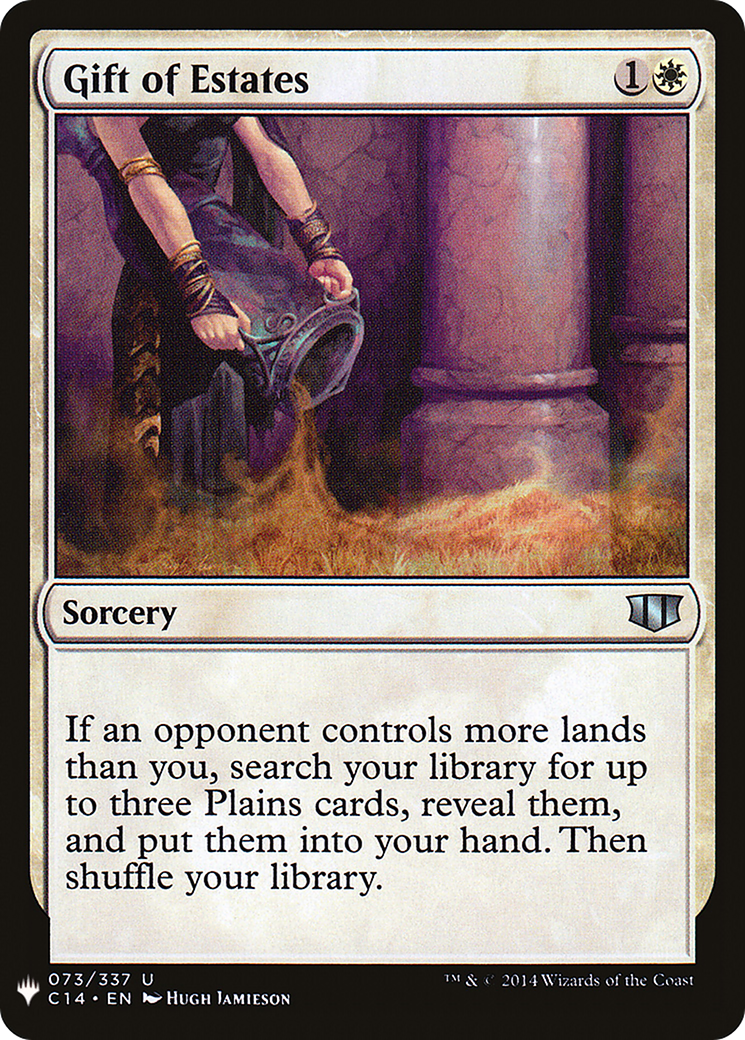Gift of Estates |  (C14-73) [The List]