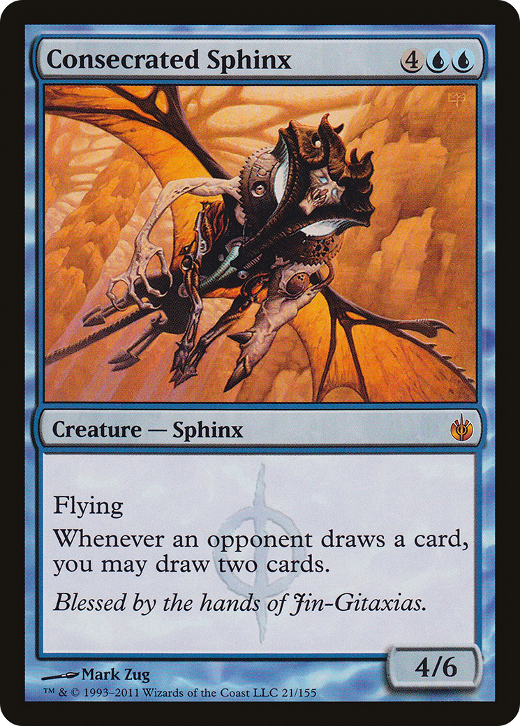 Consecrated Sphinx [Mirrodin Besieged] Foil