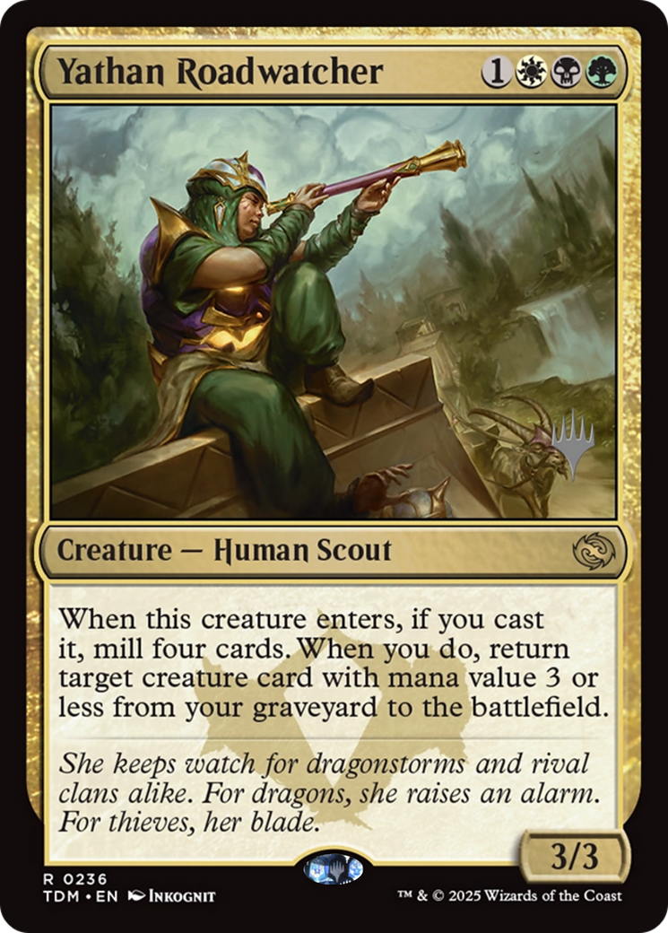 Yathan Roadwatcher (236) [Promo Pack: Tarkir: Dragonstorm]