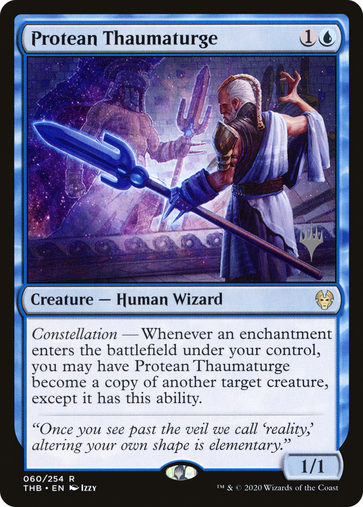 Protean Thaumaturge (Promo Pack) [Theros Beyond Death Promos] Foil