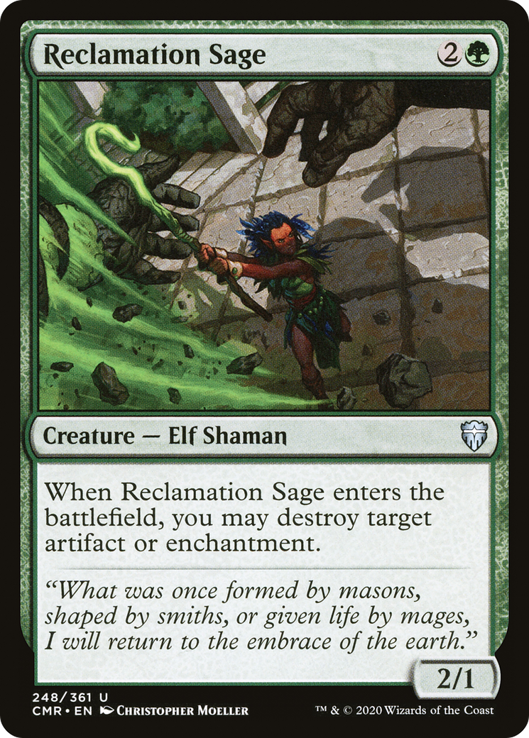 Reclamation Sage (248) [Commander Legends] Foil