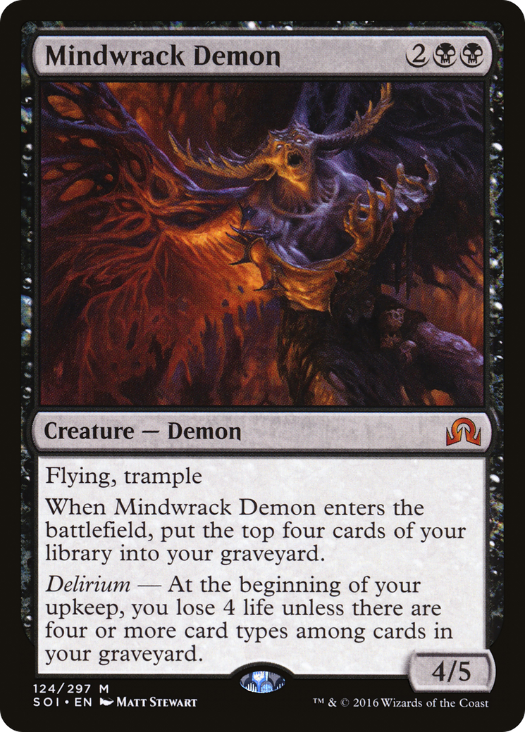 Mindwrack Demon [Shadows over Innistrad] Foil