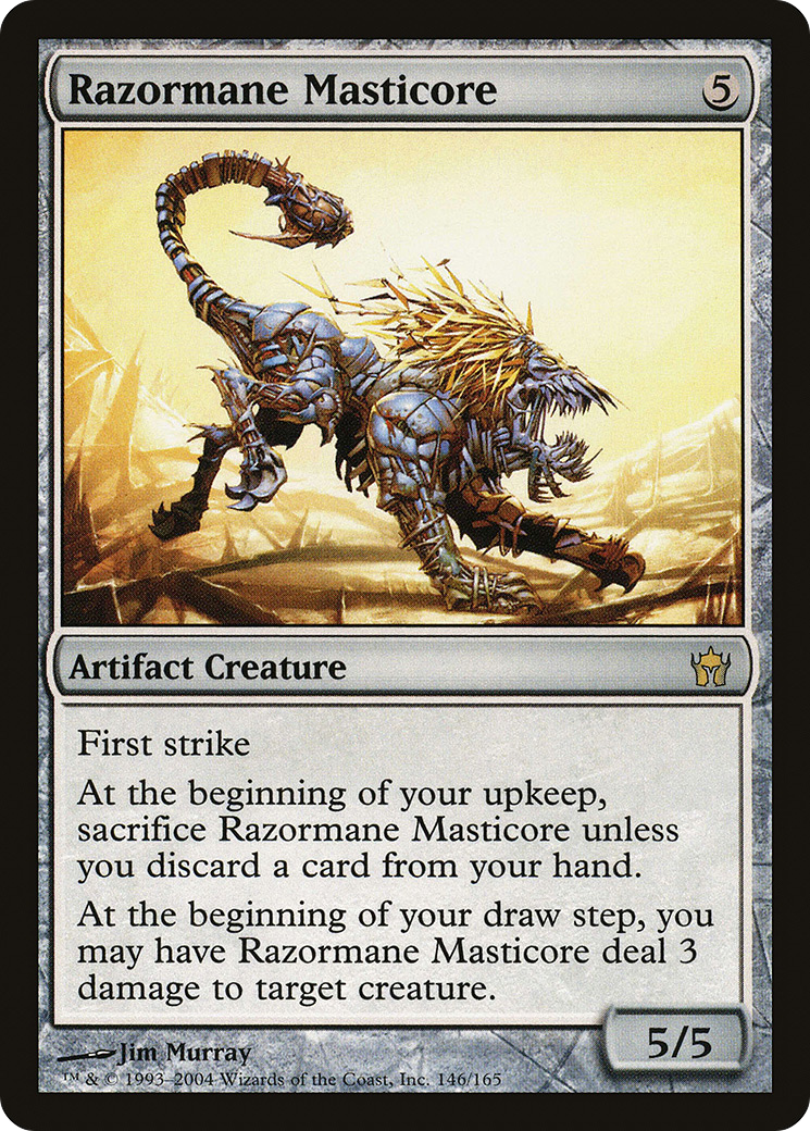 Razormane Masticore [Fifth Dawn] Foil
