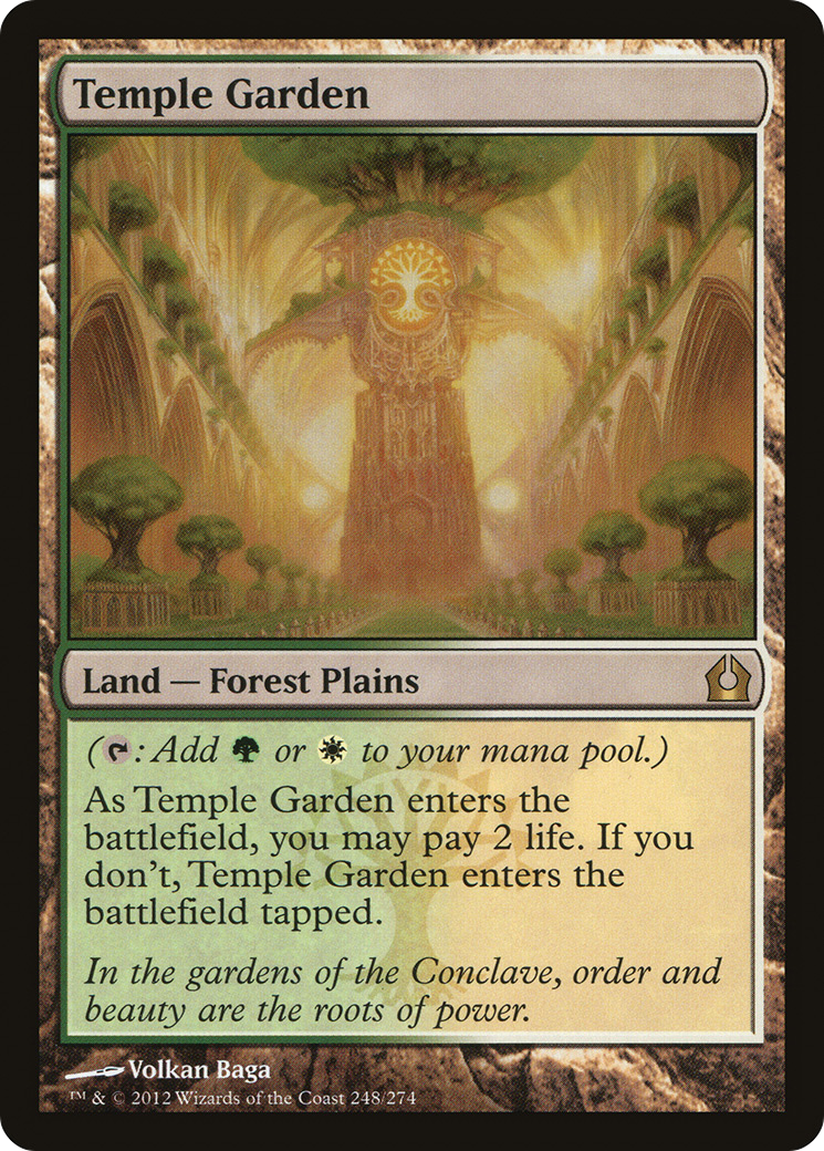 Temple Garden [Return to Ravnica] Foil