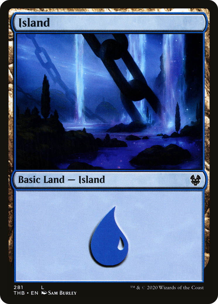 Island (281) [Theros Beyond Death] Foil