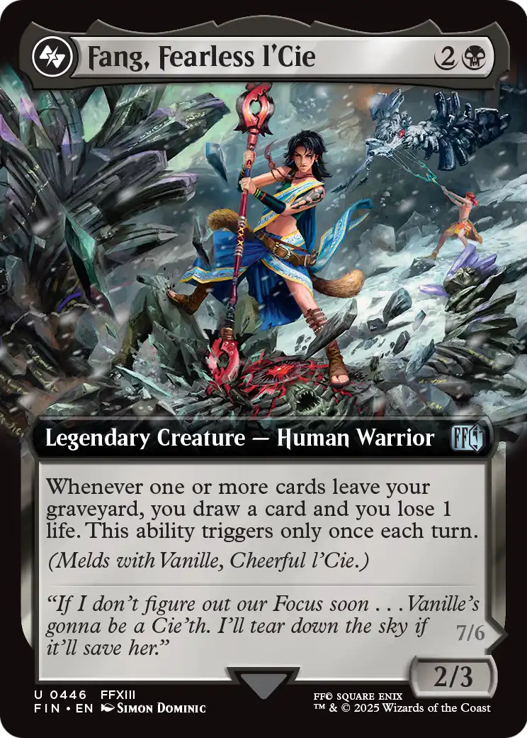 Fang, Fearless l'Cie (Extended Art) (446) [FINAL FANTASY]