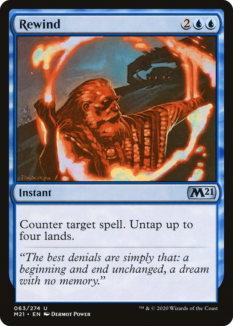 Rewind [Core Set 2021] Foil