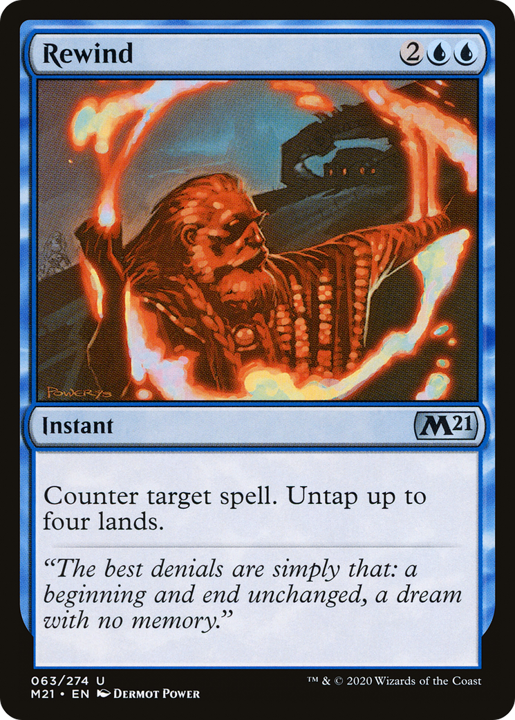 Rewind [Core Set 2021] Foil