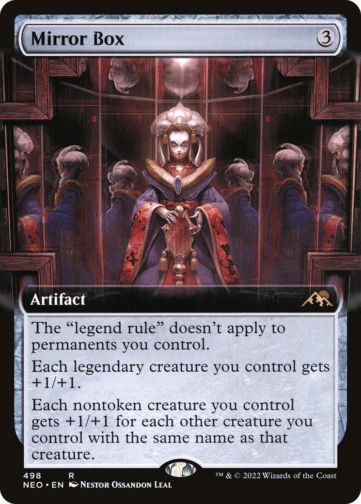Mirror Box (Extended Art) [Kamigawa: Neon Dynasty] Foil