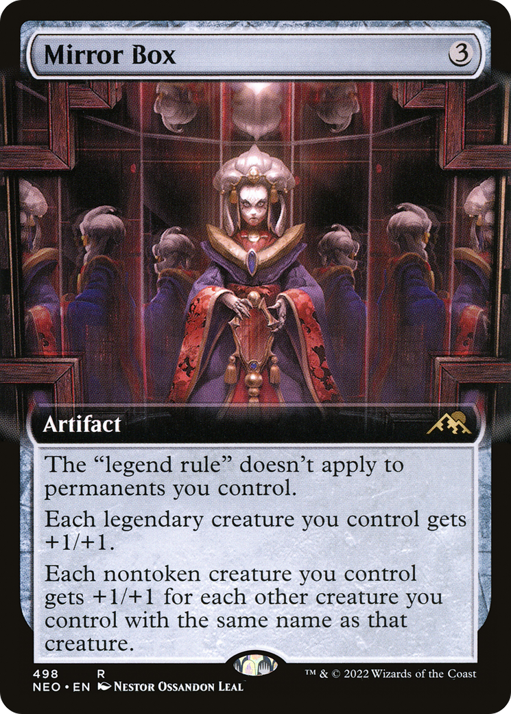 Mirror Box (Extended Art) [Kamigawa: Neon Dynasty] Foil