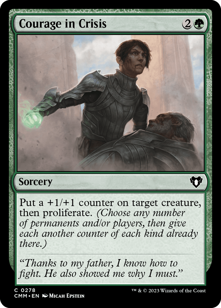Courage in Crisis [Commander Masters] Foil