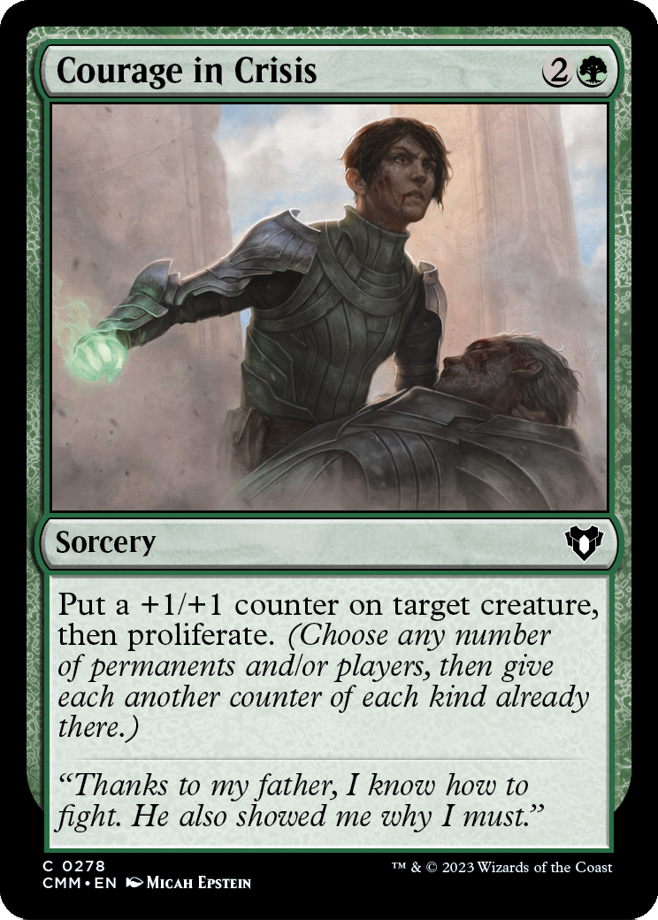 Courage in Crisis [Commander Masters] Foil
