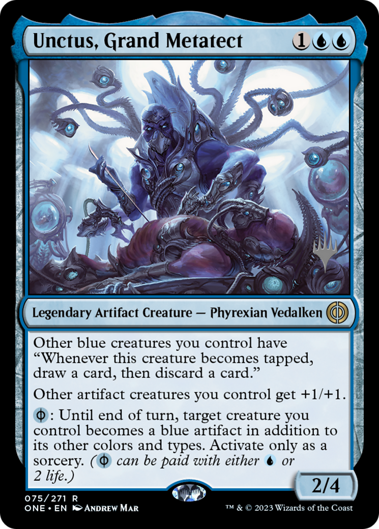 Unctus, Grand Metatect (Promo Pack) [Phyrexia: All Will Be One Promos] Foil