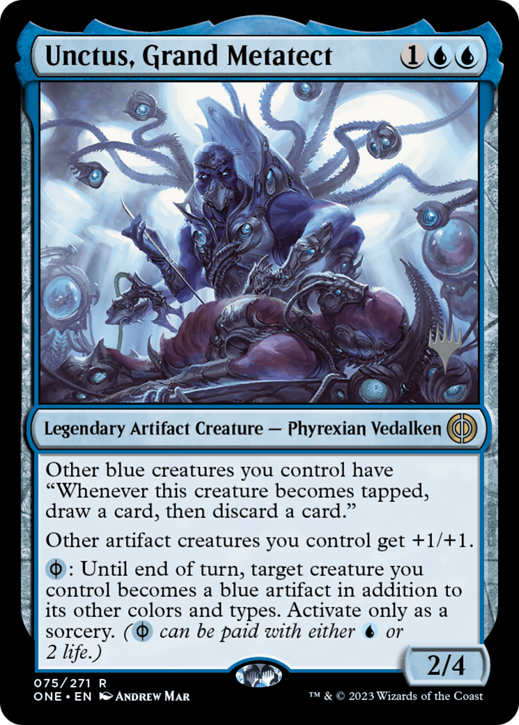 Unctus, Grand Metatect (Promo Pack) [Phyrexia: All Will Be One Promos] Foil
