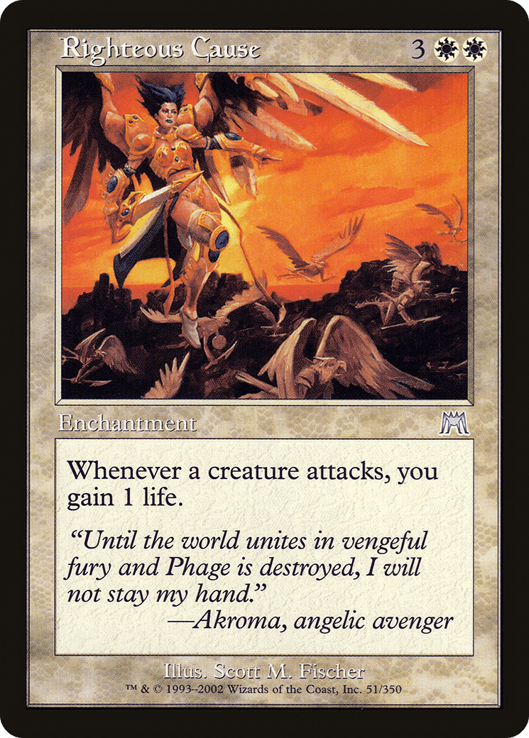 Righteous Cause [Onslaught] Foil