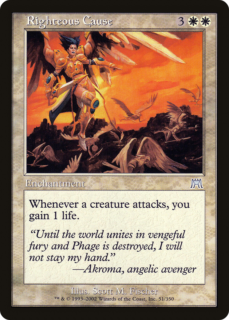 Righteous Cause [Onslaught] Foil