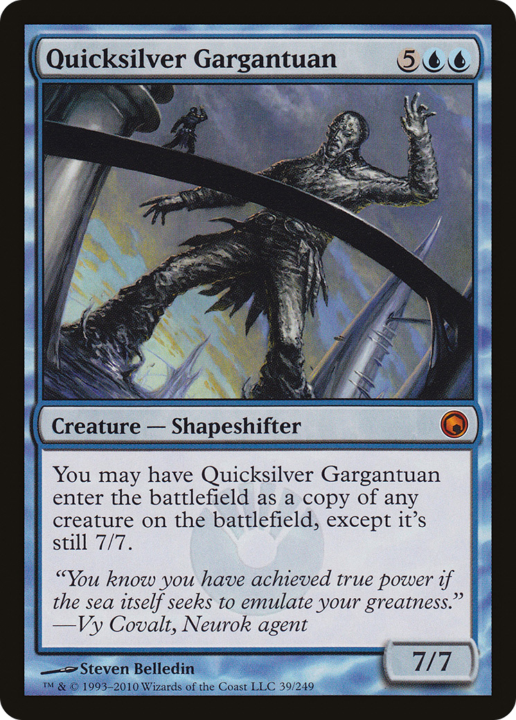 Quicksilver Gargantuan [Scars of Mirrodin] Foil