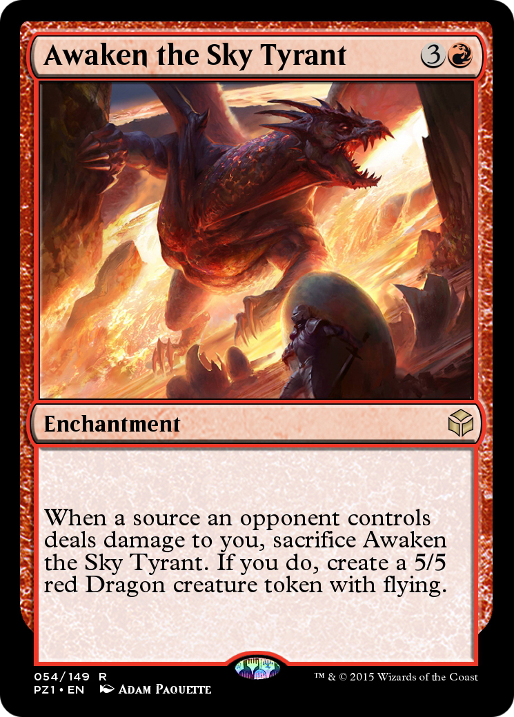 Awaken the Sky Tyrant (PZ1-054) - Legendary Cube Prize Pack
