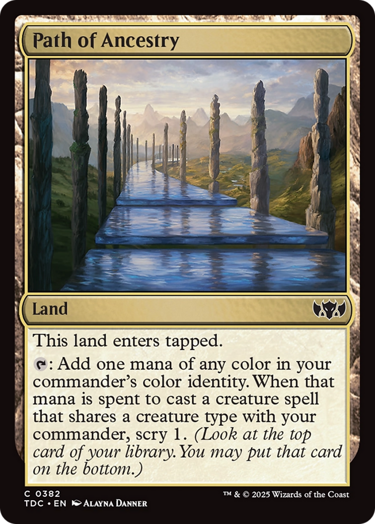 Path of Ancestry (382) [Commander: Tarkir: Dragonstorm]