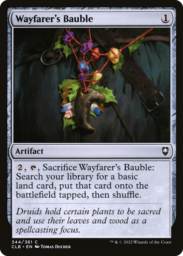 Wayfarer's Bauble [Commander Legends: Battle for Baldur's Gate] Foil