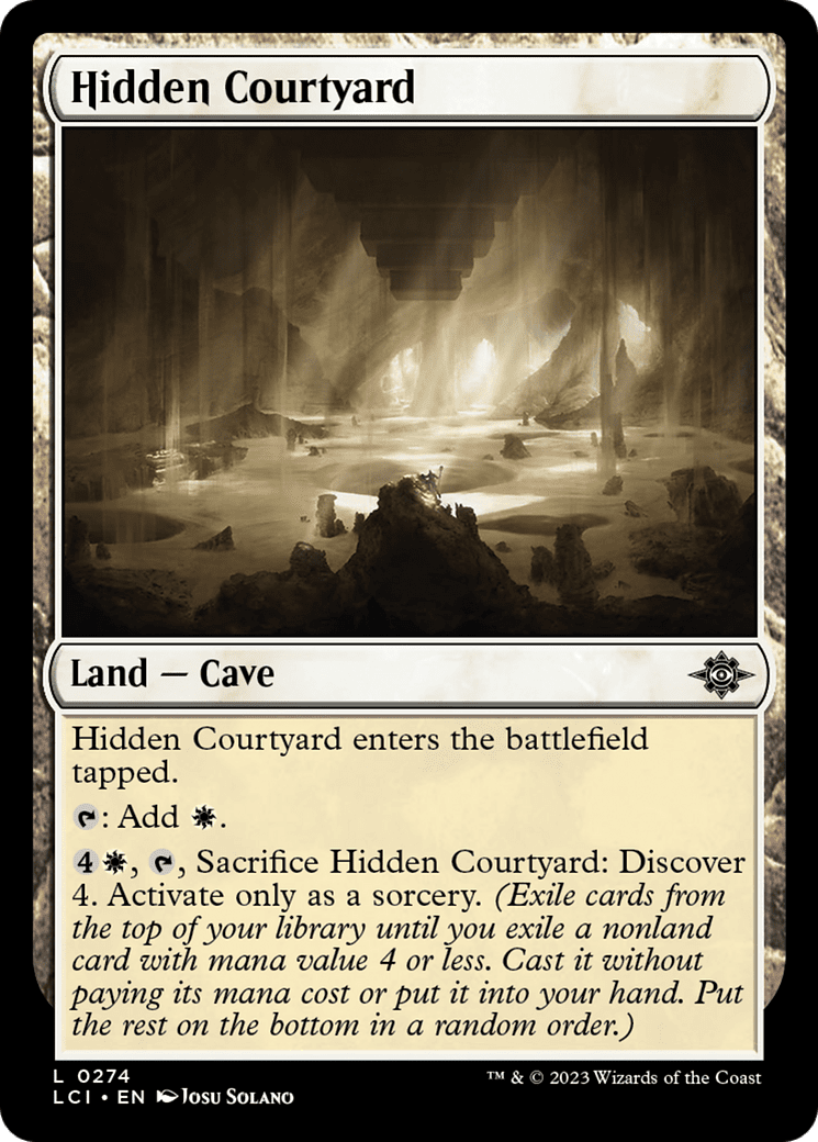 Hidden Courtyard [The Lost Caverns of Ixalan] Foil