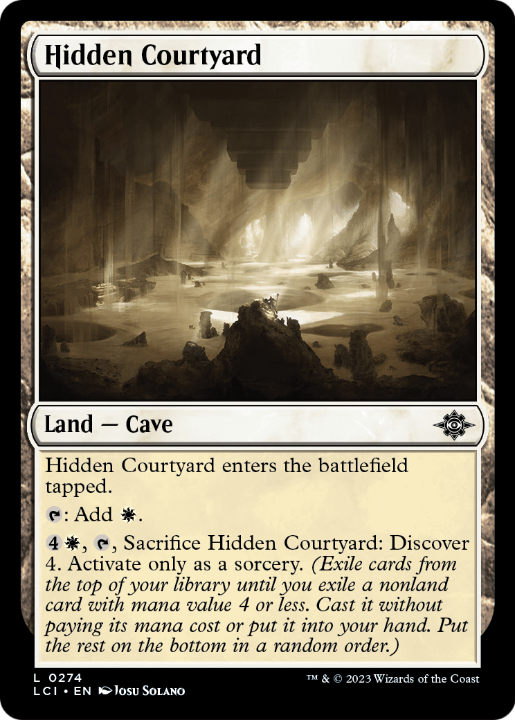 Hidden Courtyard [The Lost Caverns of Ixalan] Foil