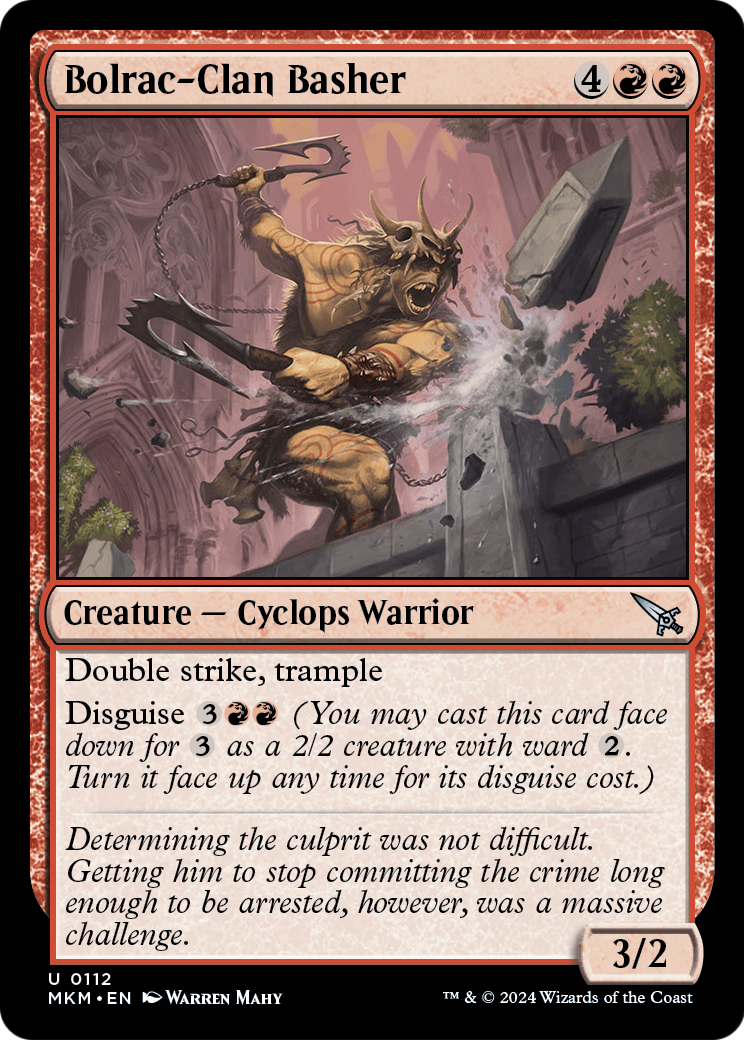 Bolrac-Clan Basher [Murders at Karlov Manor] Foil