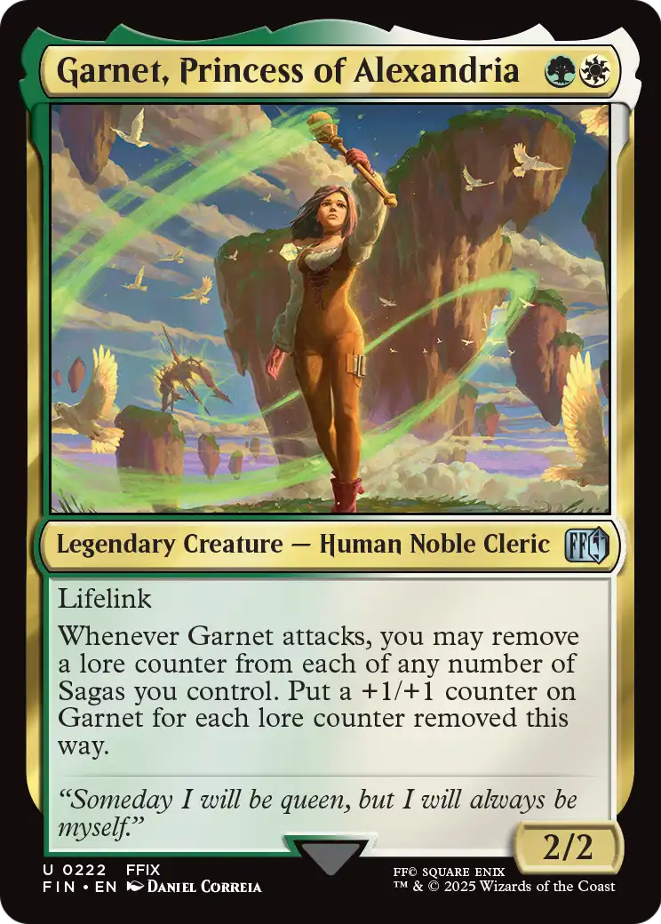 Garnet, Princess of Alexandria (222) [FINAL FANTASY]  Foil