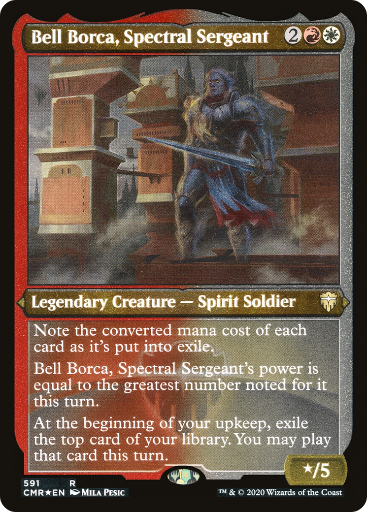 Bell Borca, Spectral Sergeant (591) [Commander Legends]  Foil