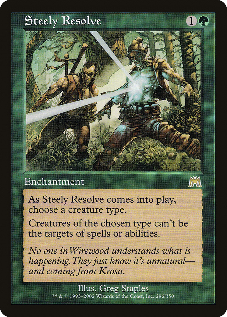 Steely Resolve [Onslaught] Foil