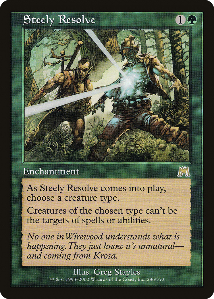 Steely Resolve [Onslaught] Foil