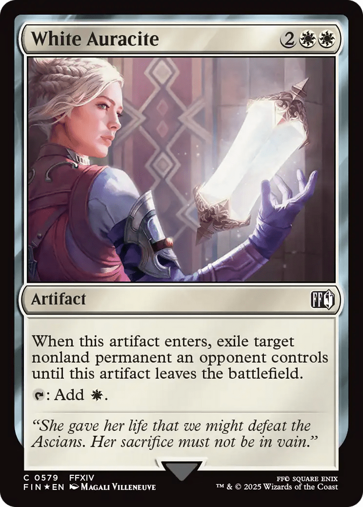 White Auracite |  Foil (579) [FINAL FANTASY]
