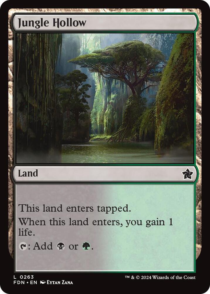 Jungle Hollow 263 (Foundations)  - Foil
