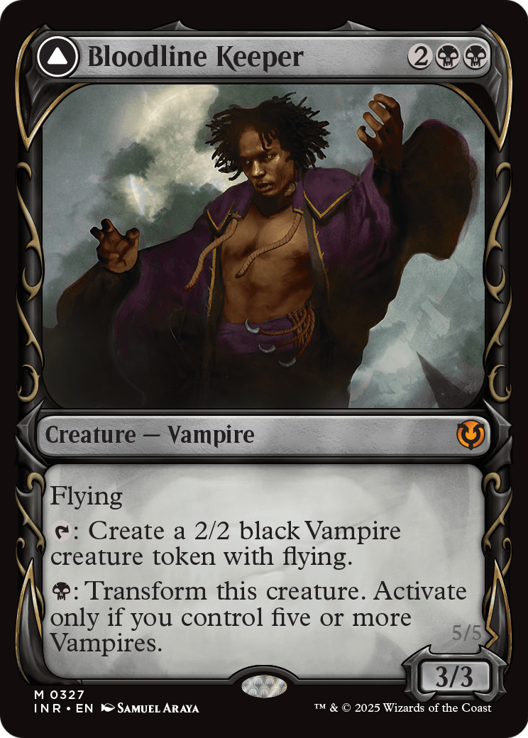 Bloodline Keeper // Lord of Lineage (Showcase) (-327) [Innistrad Remastered]