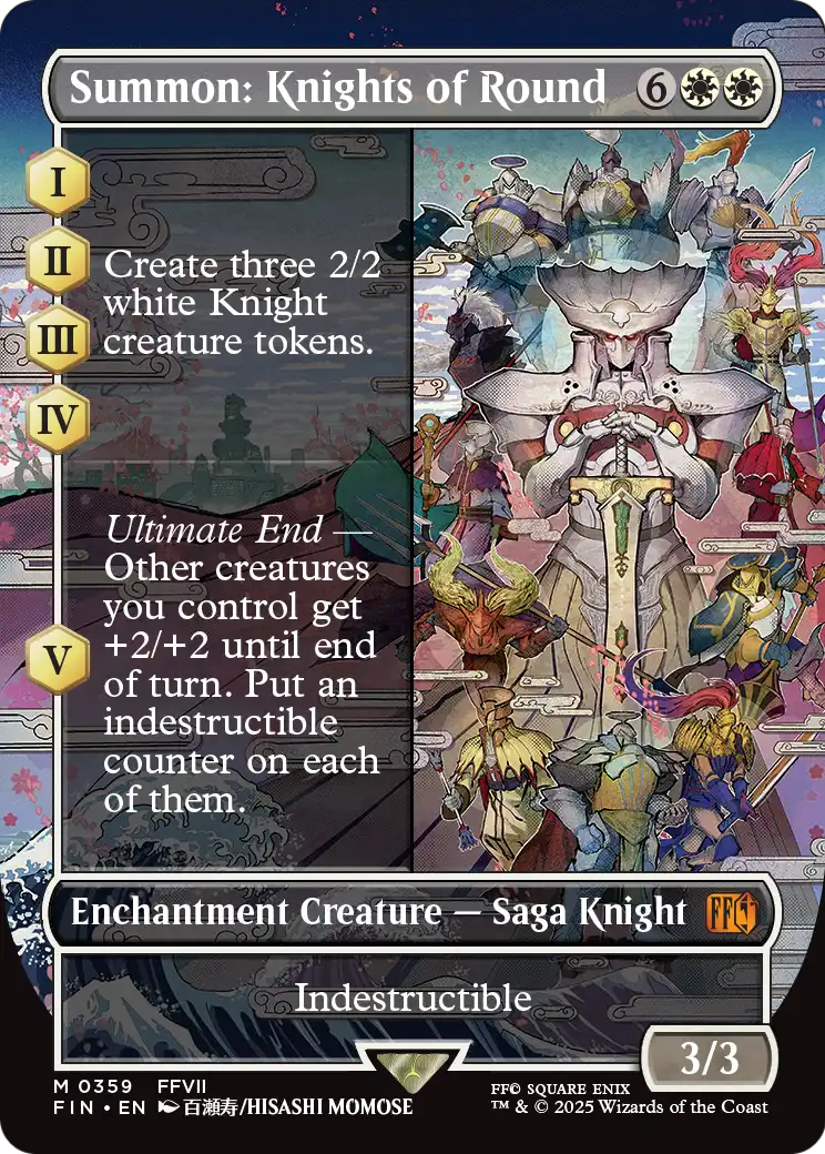 Summon: Knights of Round (Borderless) (359) [FINAL FANTASY]