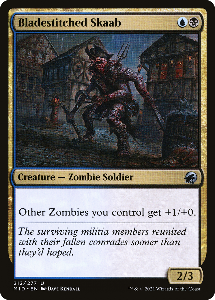Bladestitched Skaab [Innistrad: Midnight Hunt] Foil