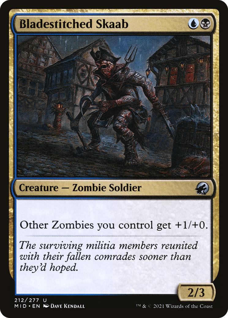 Bladestitched Skaab [Innistrad: Midnight Hunt] Foil