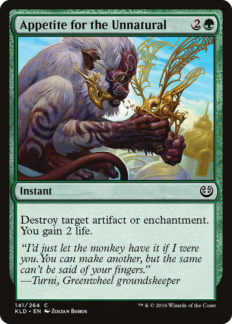 Appetite for the Unnatural [Kaladesh] Foil