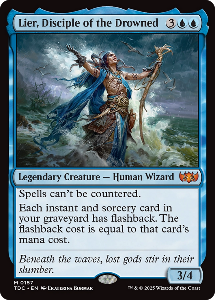Lier, Disciple of the Drowned (157) [Commander: Tarkir: Dragonstorm]